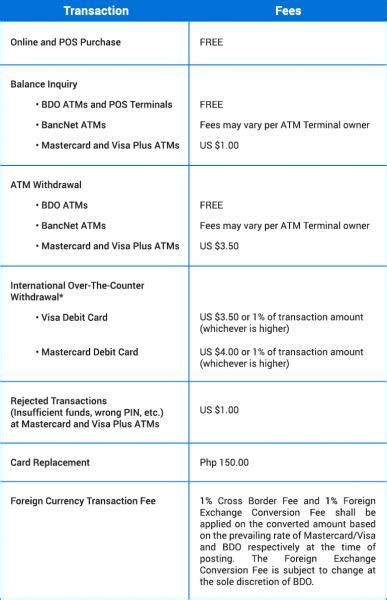 bdo daily transfer limit